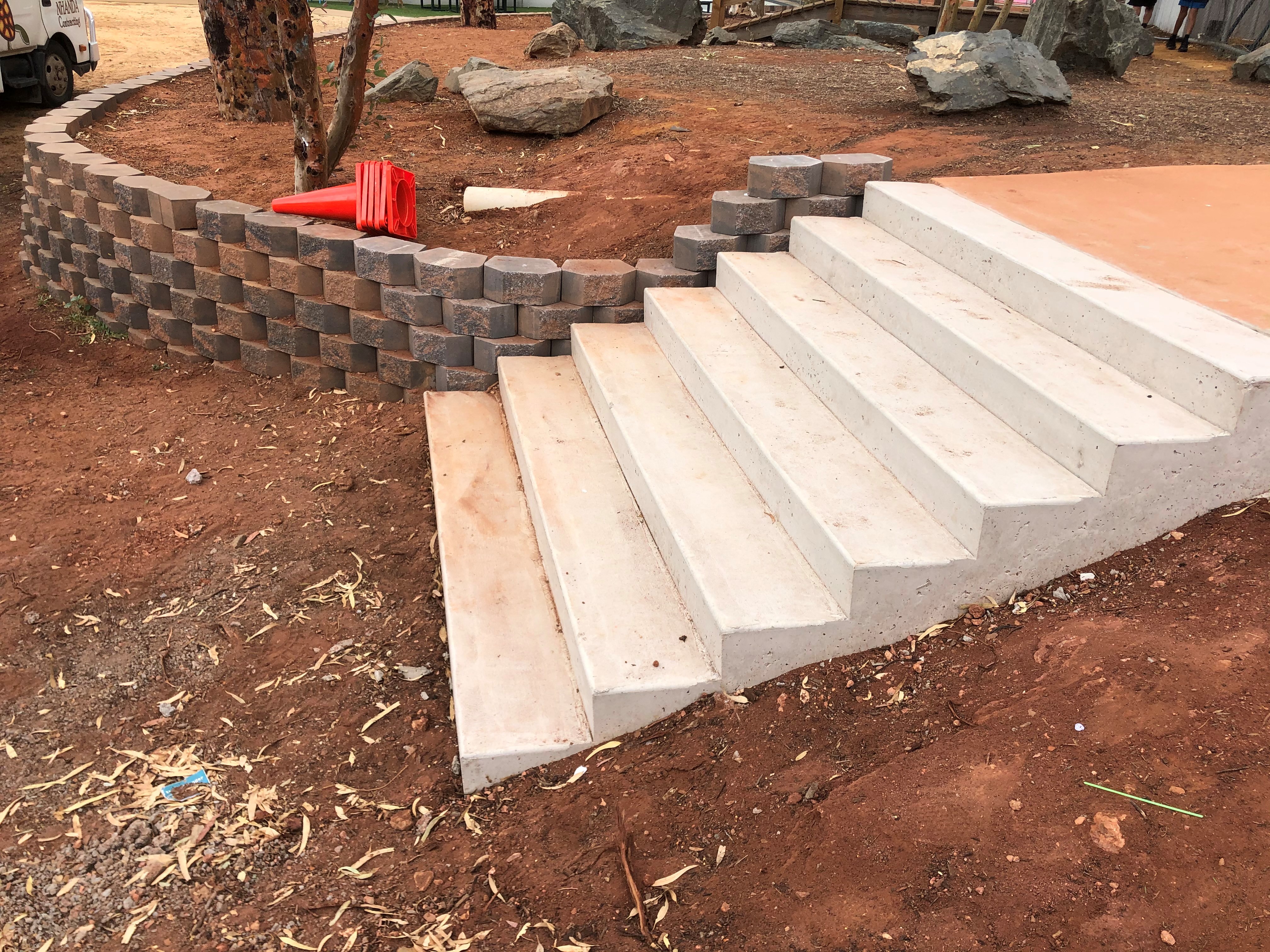 Fabricated steel staircase and access structure by Phoenix Goldfields